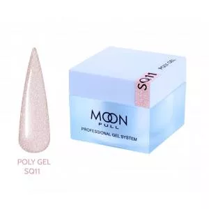 Полигель для наращивания ногтей Moon Full Poly Gel № SQ 11, 30 мл 