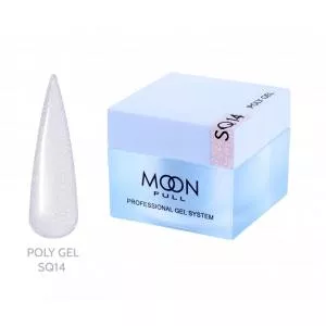  Полигель для наращивания ногтей Moon Full Poly Gel № SQ 14, 30 мл 