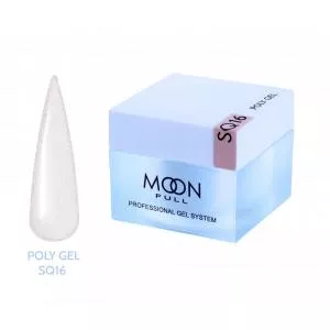  Полигель для наращивания ногтей Moon Full Poly Gel № SQ 16, 30 мл 