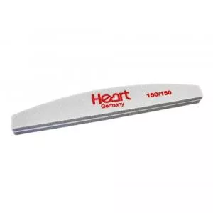 Шлифовщик для ногтей Heart Half полукруг, 150/150 