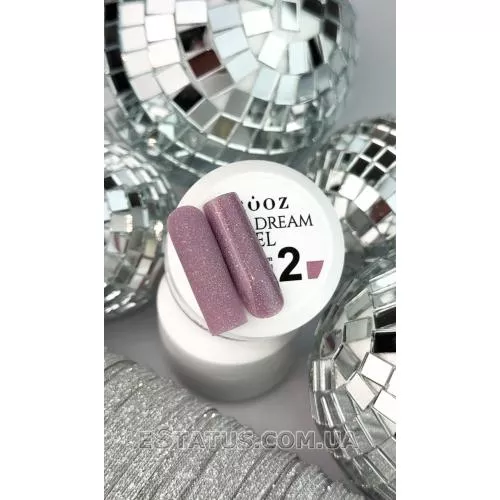 Crooz Shine Dream Builder Gel №02 (светоотражающий холодный лилово-розовый), 15 мл Crooz Shine Dream Builder Gel №02 (светоотражающий холодный лилово-розовый), 15 мл