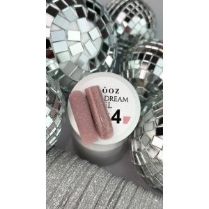 Crooz Shine Dream Builder Gel №04 (светоотражающий теплый розово-бежевый), 15 мл 