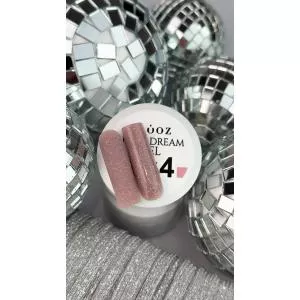 Crooz Shine Dream Builder Gel №04 (светоотражающий теплый розово-бежевый), 15 мл 