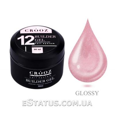 Гель для наращивания Builder Gel от ТМ Crooz №12 Shimmer Blush, 30 мл Гель для наращивания Builder Gel от ТМ Crooz №12 Shimmer Blush, 30 мл