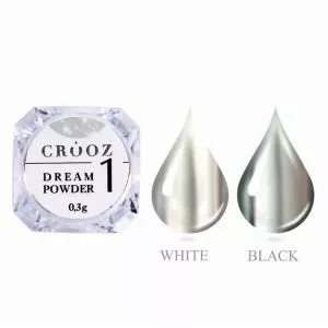 Втирка Crooz Dream Powder №1 Silver Mist (эффект мокрого серебра), 0,3 г