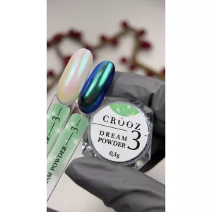Втирка Crooz Dream Powder №3 Deep Ocean (океанський металевий ефект), 0,3 г Втирка Crooz Dream Powder №3 Deep Ocean (океанський металевий ефект), 0,3 г - Фото 1