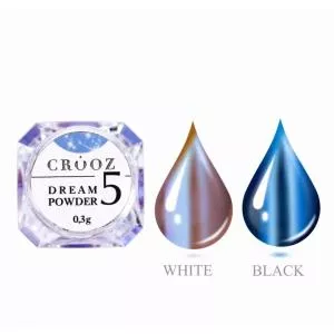 Втирка Crooz Dream Powder №5 Midnight Blue (холодный синий металл), 0,3 г