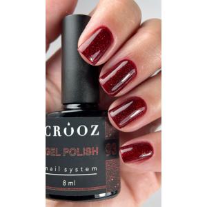 Гель лак Crooz №93 (вишнево-красный с шиммером), 8 мл