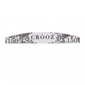 Минеральная одноразовая пилка для ногтей Crooz 150/150 грит, (полумесяц) 
