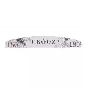Минеральная одноразовая пилочка для ногтей Crooz 150/180 грит, (полумесяц)