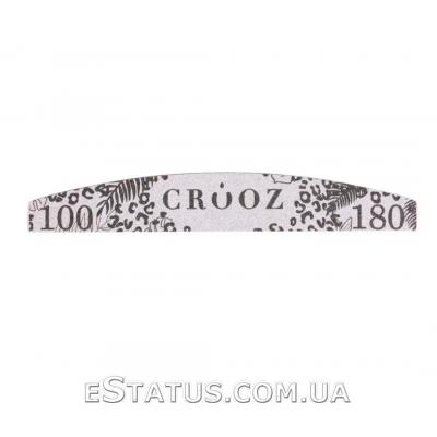 Минеральная одноразовая пилочка для ногтей Crooz 100/180 грит, (полумесяц) Минеральная одноразовая пилочка для ногтей Crooz 100/180 грит, (полумесяц)