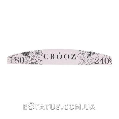 Мінеральна одноразова пилочка для нігтів Crooz 180/240 грит (півмісяць) Мінеральна одноразова пилочка для нігтів Crooz 180/240 грит (півмісяць)