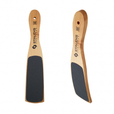 Пилка (терка) для пяток деревянная STALEKS BEAUTY & CARE 10 TYPE 2, (100/180 грит) выгнутая