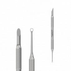Лопатка маникюрная EXPERT 51 TYPE 2 (пушер скошенный+кольцо) PE-51/2