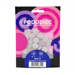 Спонж-файл полировщик для педикюрного диска STALEKS PRO PODODISC S Expert, 25 шт