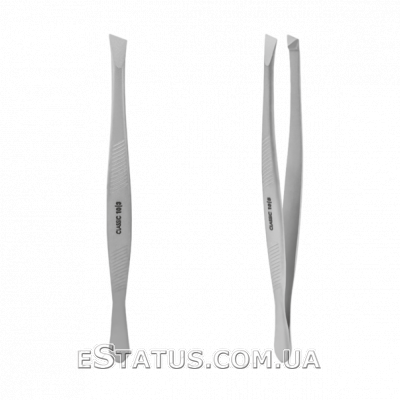 Пинцет для бровей STALEKS CLASSIC 10 TYPE 3 (широкий скошенный)