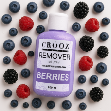 Средство для снятия гель-лака Crooz Remover Nail Polish Berries, 200 мл