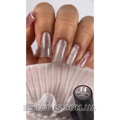 Светоотражающий магнитный гель-лак Crooz Cat Zodiac №14, 8 мл 