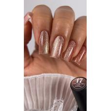 Светоотражающий магнитный гель-лак Crooz Cat Zodiac №17, 8 мл 