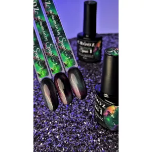 Space Cat Crooz №01 магнитный гель-лак с космическим эффектом - Фото 2