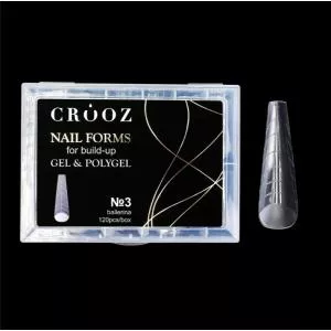 Верхние формы для наращивания ногтей CROOZ №03 Ballerina (Monro), 120 шт.