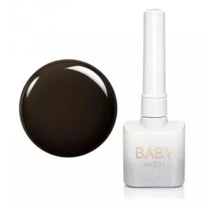 Гель-лак Baby Moon №123 (чёрный бархат), 8 мл