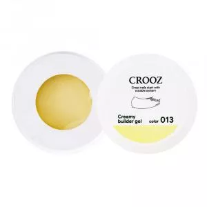Гель для нарощування Creamy Builder Gel Crooz №13 (ніжно-лимонний), 15 мл