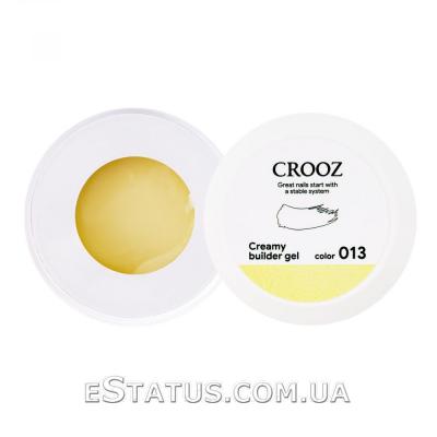 Гель для наращивания Creamy Builder Gel Crooz №13 (нежно-лимонный), 15 мл Гель для наращивания Creamy Builder Gel Crooz №13 (нежно-лимонный), 15 мл