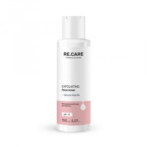 Відлущувальний тонер для обличчя RE.CARE Exfoliating Face Toner, 150 мл