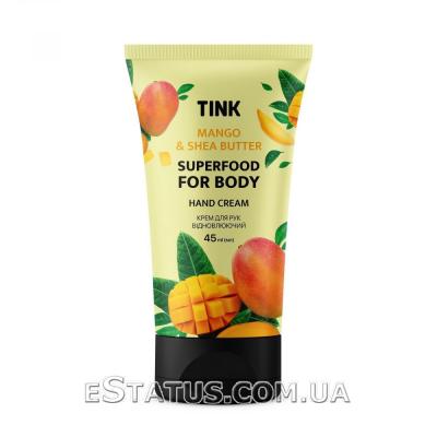 Крем для рук восстанавливающий Tink Mango с экстрактом манго и маслом ши, 45 мл Крем для рук восстанавливающий Tink Mango с экстрактом манго и маслом ши, 45 мл