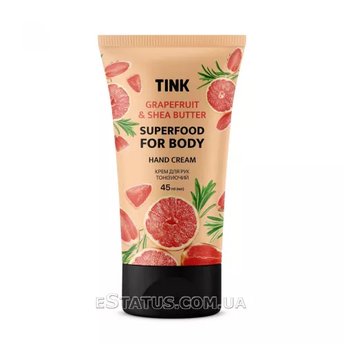 Крем для рук тонизирующий Tink Grapefruit с экстрактом грейпфрута и маслом ши, 45 мл