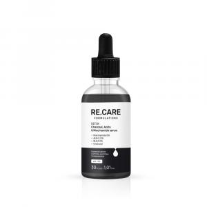 Сироватка-детокс з вугіллям та ніацинамідом RE.CARE Detox Charcoal & Niacinamide Serum, 30 мл