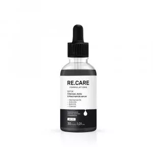 Сыворотка-детокс с углём и ниацинамидом RE.CARE Detox Charcoal & Niacinamide Serum, 30 мл