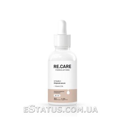 Ампульна сироватка з вітаміном C RE.CARE Vitamin C Ampoule Serum, 30 мл Ампульна сироватка з вітаміном C RE.CARE Vitamin C Ampoule Serum, 30 мл