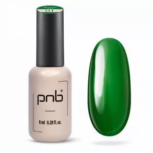 Вітражний гель-лак PNB Illusion 2.0 №01 (темно-зелений), 8 мл