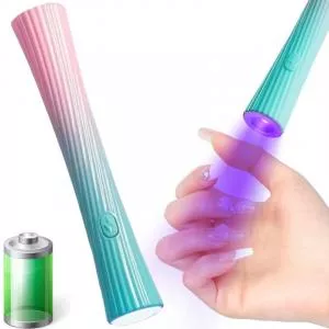 Лампа (фонарик) LED 5 для гелевых типсов и верхних форм на USB и аккумуляторе, 3 Вт
