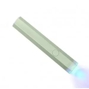 Лампа (фонарик) LED-12 для декора и гелевых типсов на USB и аккумуляторе (цвет зеленый), 3 Вт