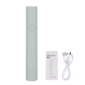 Лампа (фонарик) LED-12 для декора и гелевых типсов на USB и аккумуляторе (цвет зеленый), 3 Вт Лампа (фонарик) LED-12 для декора и гелевых типсов на USB и аккумуляторе (цвет зеленый), 3 Вт - Фото 1