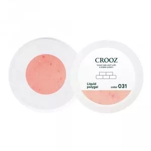 Жидкий полигель Crooz Liquid Polygel №031 (персиковый с хлопьями юки), 15 мл