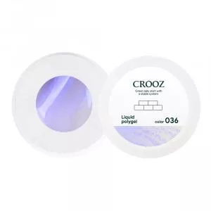 Жидкий полигель Crooz Liquid Polygel №036 (сиреневый перламутровый), 15 мл