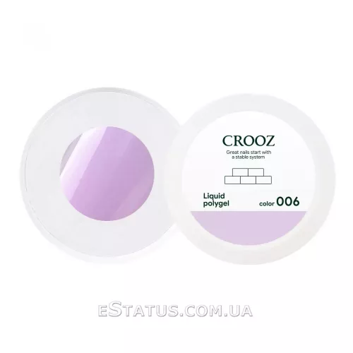 Жидкий полигель Crooz Liquid Polygel №006 (сиреневый), 30 мл Жидкий полигель Crooz Liquid Polygel №006 (сиреневый), 30 мл