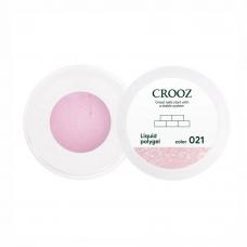 Жидкий полигель Crooz Liquid Polygel №021 (светло-розовый с шиммером), 30 мл