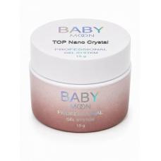 Топ без липкого шару Baby Moon Top Nano Crystal (стійкий до подряпин), 15 мл