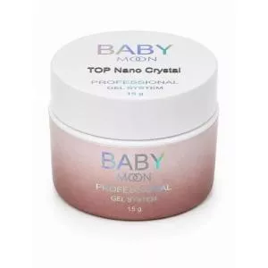 Топ без липкого слоя Baby Moon Top Nano Crystal (стойкий к царапинам), 15 мл