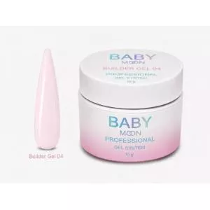 Гель для нарощування Baby Moon Builder Gel №04 (молочно-рожевий), 15 мл