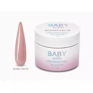 Гель для нарощування Baby Moon Builder Gel №05 (рожево-бежевий), 15 мл
