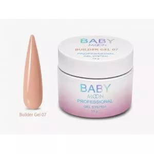 Гель для нарощування Baby Moon Builder Gel №07 (бежево-нюдовий), 15 мл
