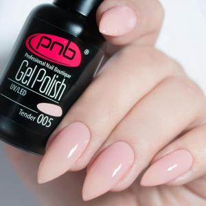 Гель лак PNB №005 (бежевый, эмаль)