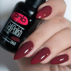 Гель лак PNB №060 (вишневый, эмаль)