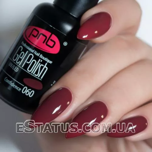 Гель лак PNB №060 (вишневый, эмаль)